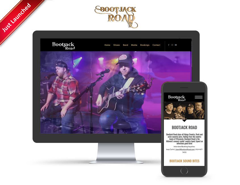 Country Band website for Bootjack Road