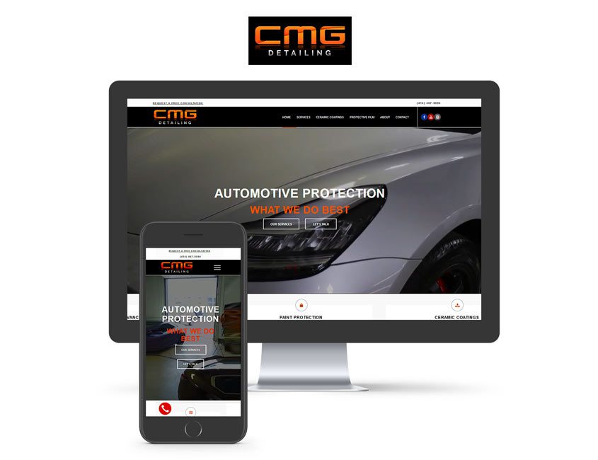 CMG Detailing website design