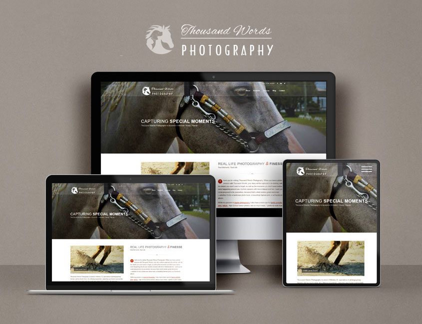 Website Design and Developmnt for Photographer