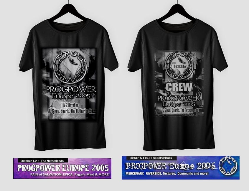 Rock Concert T-shrt Design and Web Banners